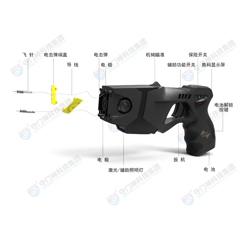 守门神警用防暴虎鲨电击枪